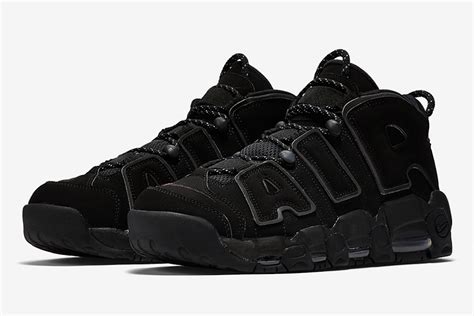 uptempo nike air black|Nike Air Uptempo all black.